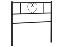 Maison Exclusive - Cabecero De Repuesto De Metal Negro 90 Cm