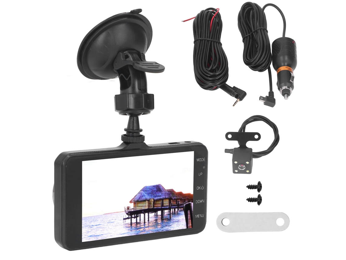 2026-grabador De Conducción Dual Para Coche, Cámara De Carretera Dvr Con Lentes Dobles, Dash Cam Automotriz