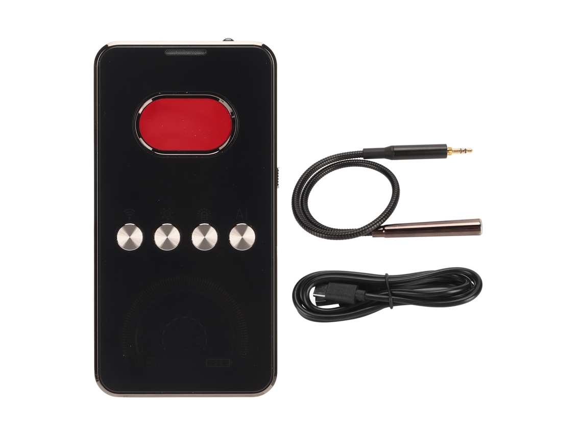 Detector de señal inteligente con IA profesional, alta sensibilidad, alarma automática, detectores de cámara oculta para oficinas y hoteles S698