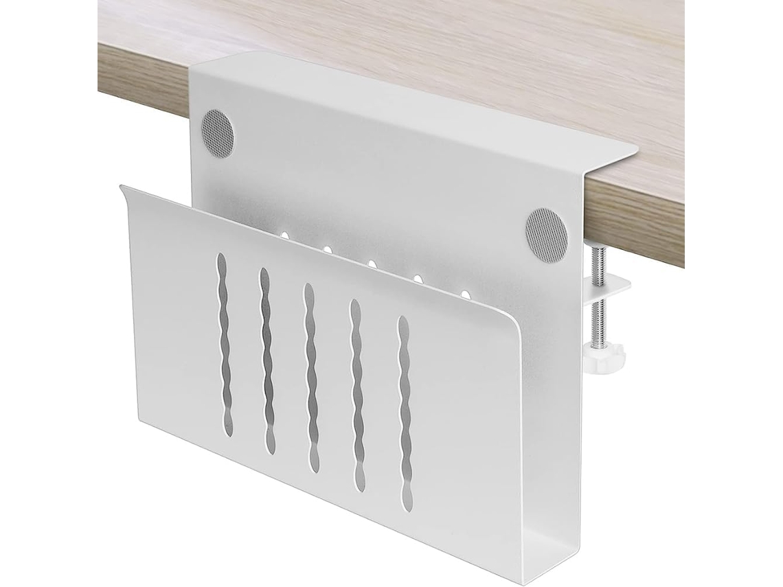 Unidad De Almacenamiento Lateral Evenden Para Escritorio, Debajo Del Soporte Para Portátil/tableta, Capacidad De Carga De 3 Kg.