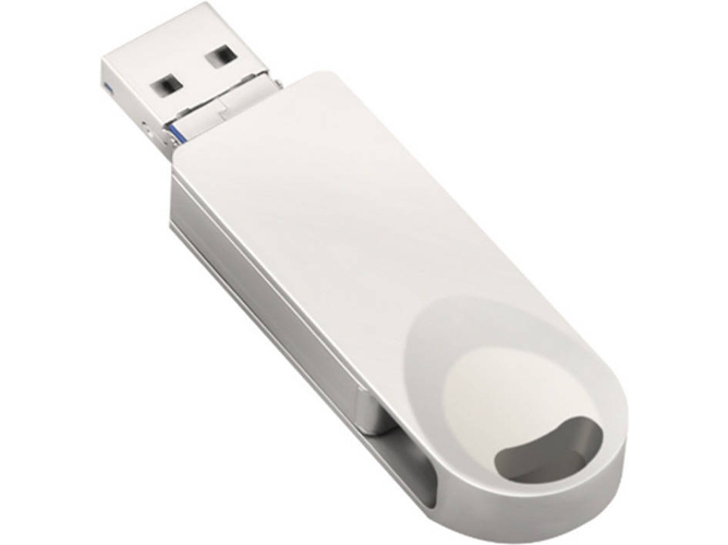Pen Drive WJS (16 GB - USB 2.0 - Plata)