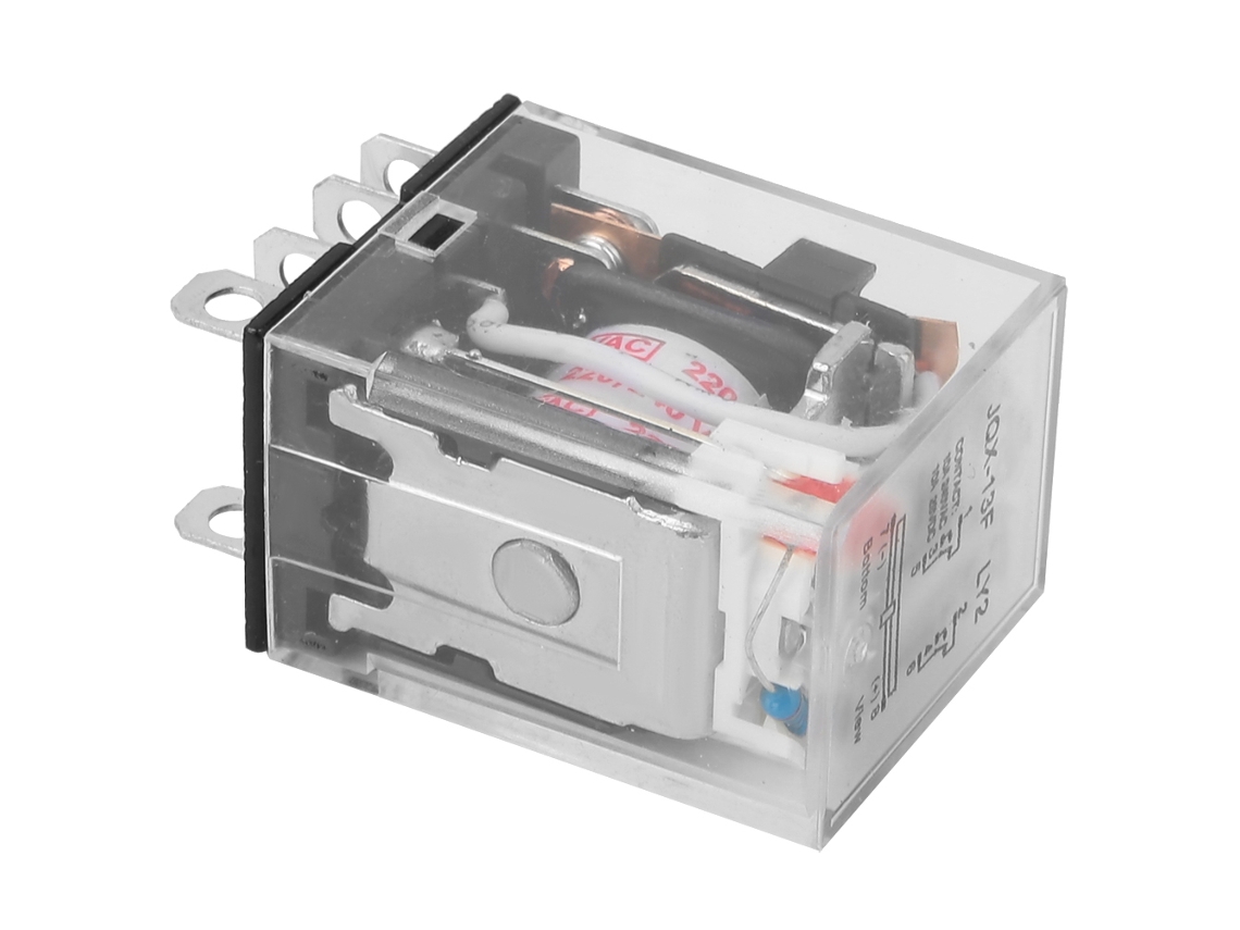 Relé electromagnético de potencia intermedio (220 V CA, 5 A)
