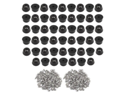Patas De Goma Para Tablas De Cortar Y Sillas Rnf, 52 Piezas Con Tornillos De Acero Inoxidable