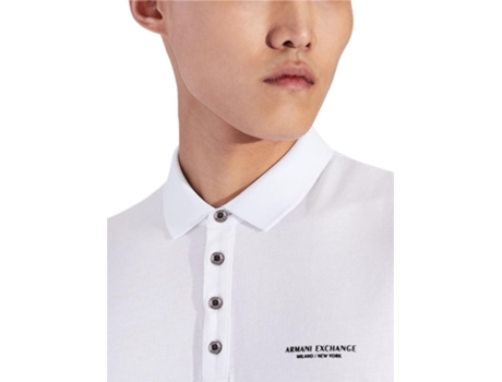 Polo Hombre Armani Exchange Blanco