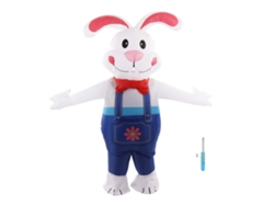 Disfraz De Conejo Inflable E Impermeable Para Decoraciones De Pascua Y Fiestas En El Jardín.