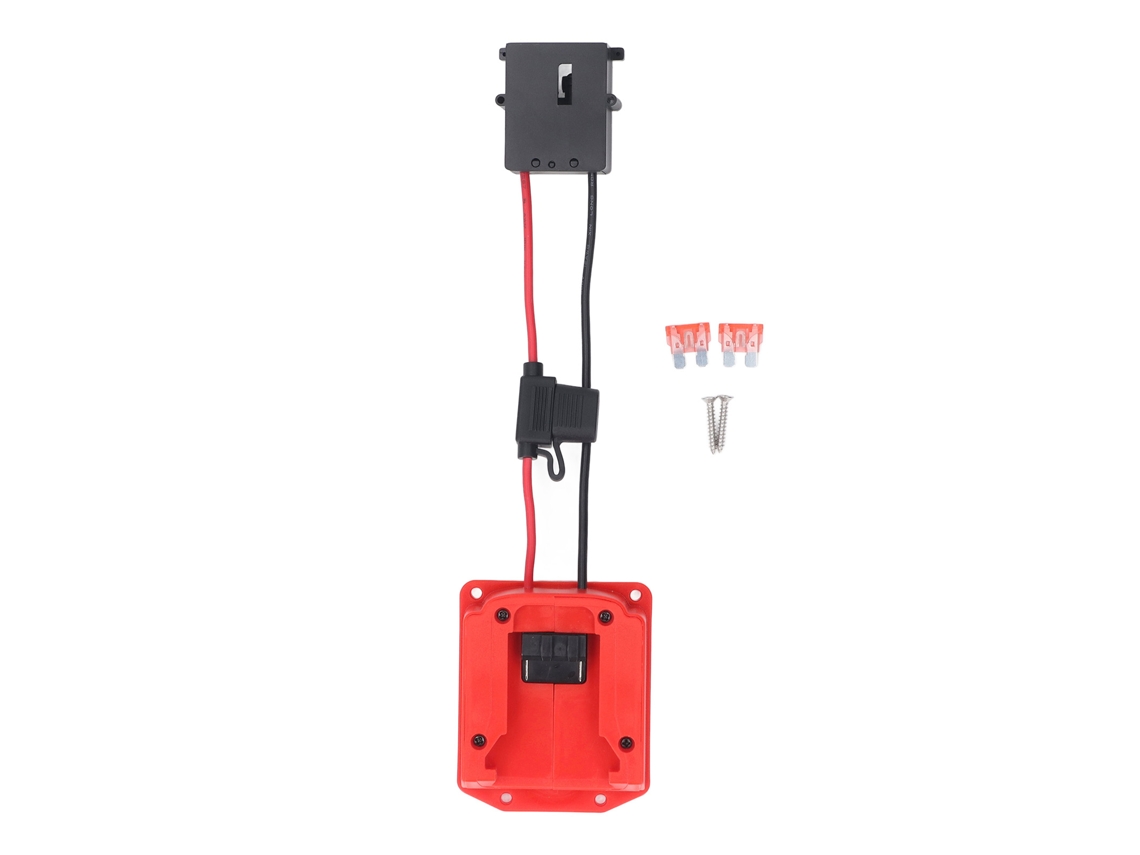 Adaptador De Batería De 18 V Para Juguetes De Carreras Infantiles Peg Perego, Conector Negro.