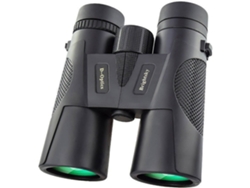 Prismáticos ENZONS Compacto 12X42 Hd Adultos potentes con lente Bak4 Prism Fmc Visión nocturna Antiniebla Impermeable P-Negro