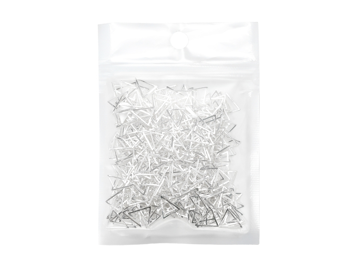 Rebe-500 Peças/saco Decoração De Unhas Parche De Metal Circular Oco Para Manicure (12)