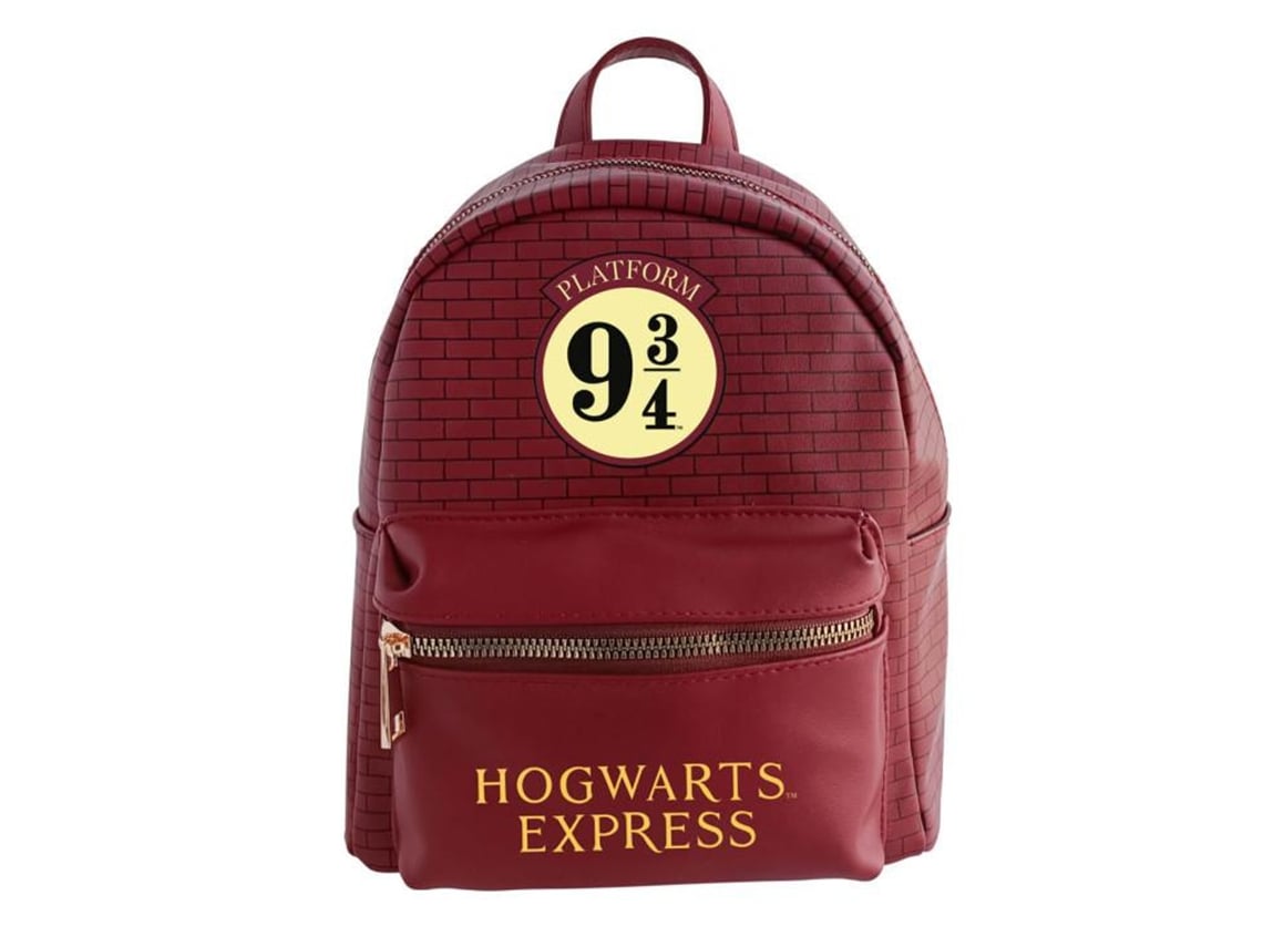 Mochila de Harry Potter con estampado del Expreso de Hogwarts y Plataforma 9¾, ultra elegante, color rojo