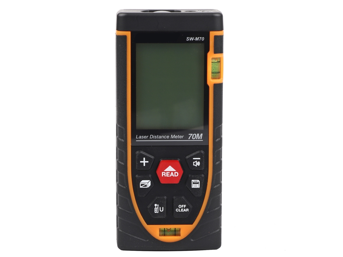 Medidor De Distancia Láser Portátil Sndway De 60 M Con Autocalibración, Medición De Área Y Volumen.