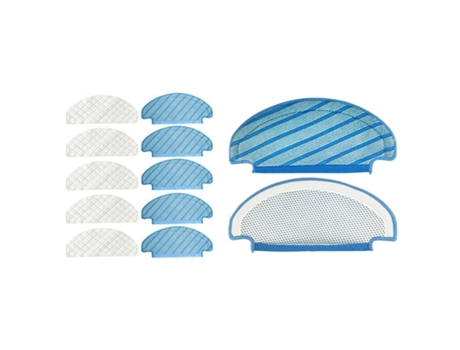 10 piezas de trapos desechables para Ecovacs Deebot Ozmo T8 con 4 piezas para Ecovacs Sweeper Ozmo T8 Aivi paño de limpieza