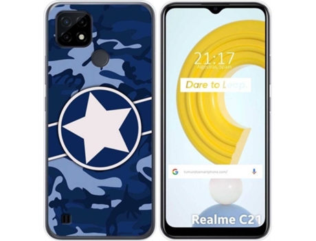 Carcasa Realme C21 TUMUNDOSMARTPHONE Camuflaje 03 Multicolor