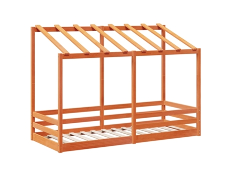 Cama Para Niños VIDAXL Marrón Madera (75x190 cm)
