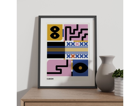 Póster NACNIC Pop Art Abstracto. Cubismo.