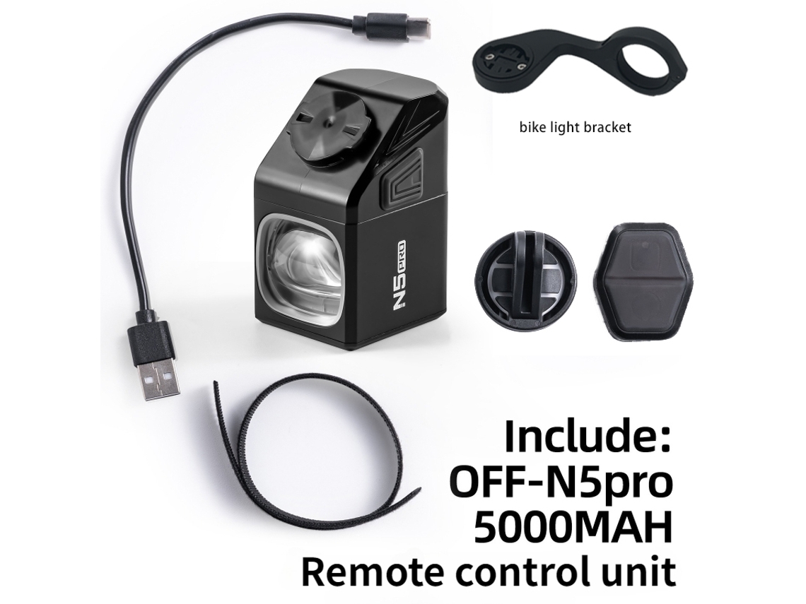 Luz delantera para bicicleta Viewleaf de 1000 lúmenes y 4000 mAh, recargable por USB, para ciclismo de montaña o carretera, accesorios para bicicleta