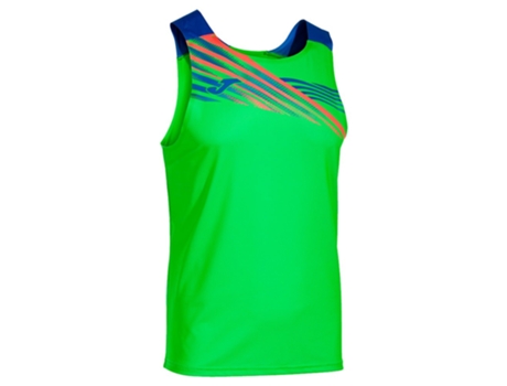 Camiseta sin Mangas de Hombre para Running JOMA Elite Verde (2XL)