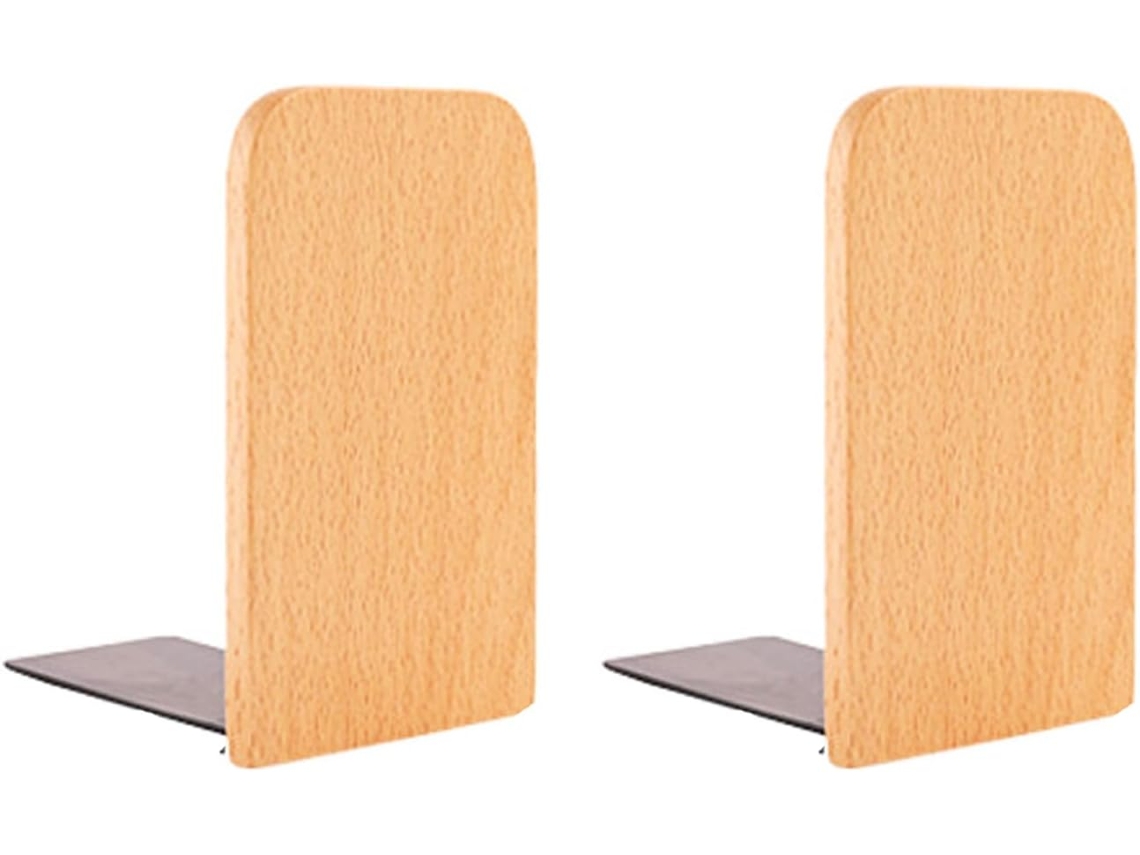 Soporte De Madera Para Libros, Ideal Para Decoración Y Como Elegante Sujetalibros.