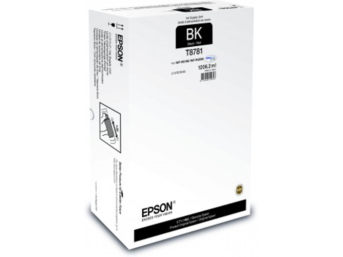 Cartucho de tinta Original EPSON T8781 Negro XXL C13T878140 WorkForce Pro WF-R5xxx series