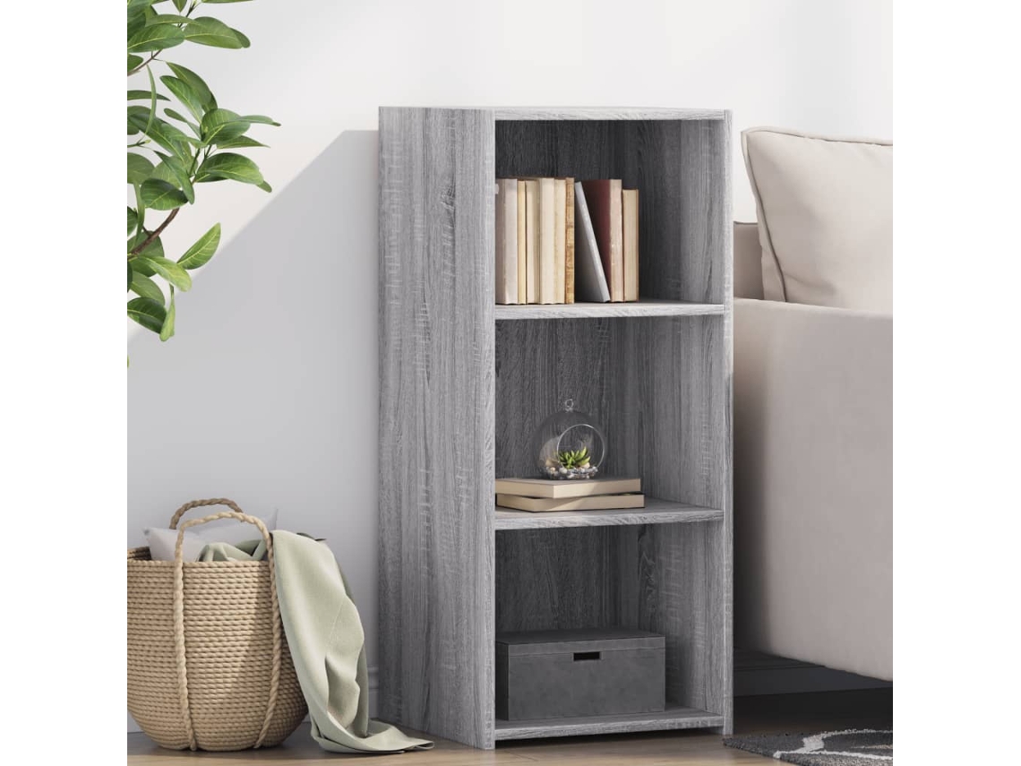 Aparador Madera De Ingeniería Gris Sonoma 40x41x93 Cm