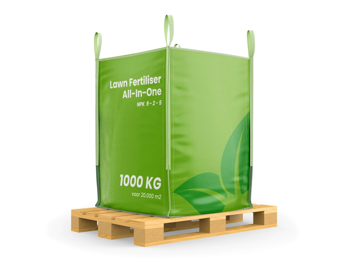 Fertilizante para Césped Todo-en-Uno (Bolso grande 1000 kg - para 20000 m2) - Organifer