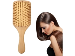 Peine De Madera Antiestático Para Masajear El Cabello Y Desenredarlo - Para Mujeres, Niños Y Hombres.