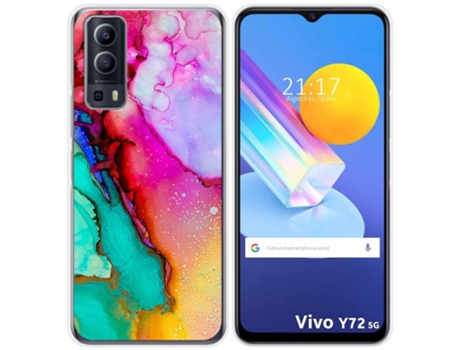 Carcasa Vivo Y52 5G TUMUNDOSMARTPHONE Dibujos Multicolor