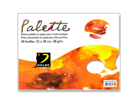 Paleta DALBE Papel Descartável Dalbe A4 60gr 40 Hojas