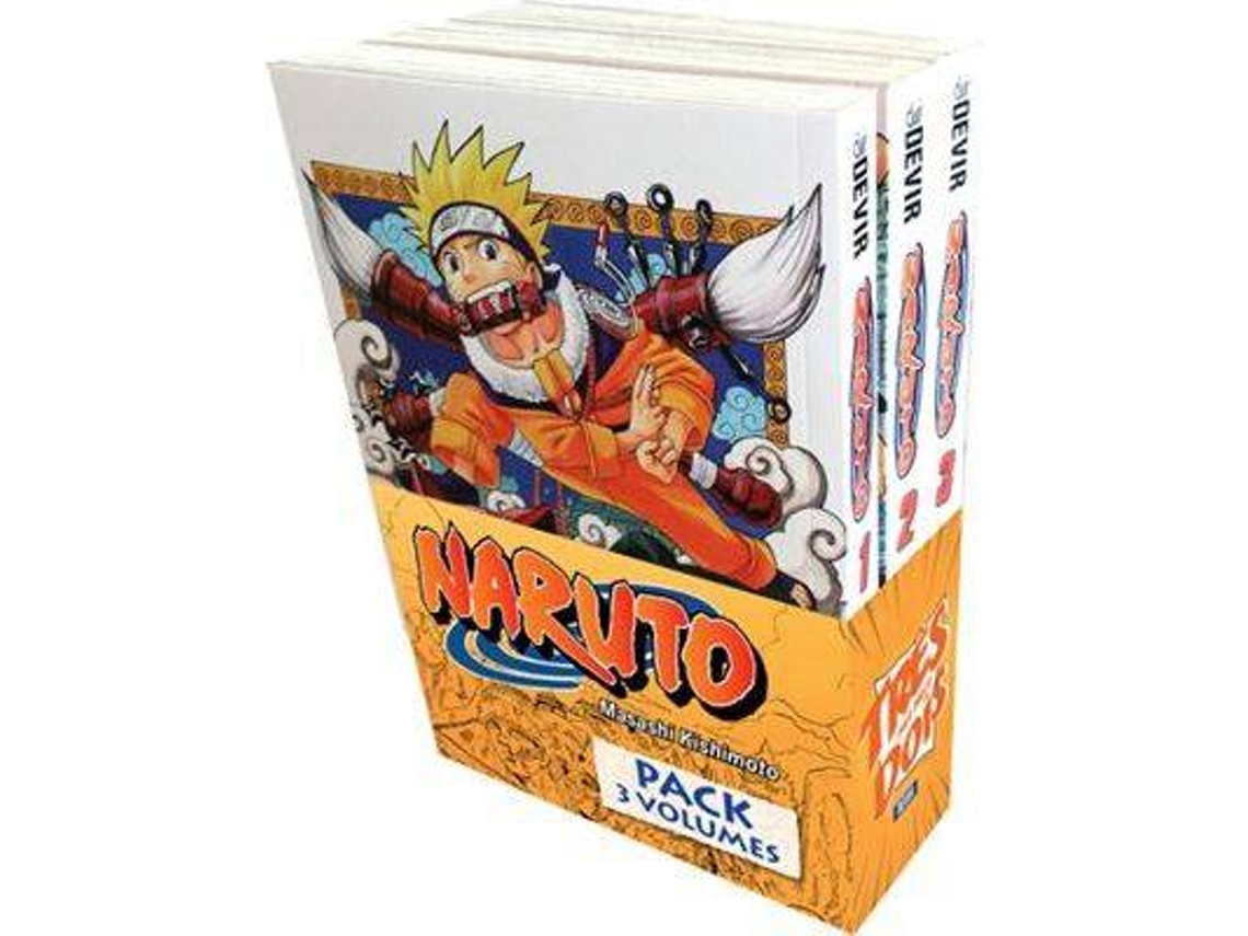 Libro Pack Naruto de Masashi Kishimoto (Portugués)