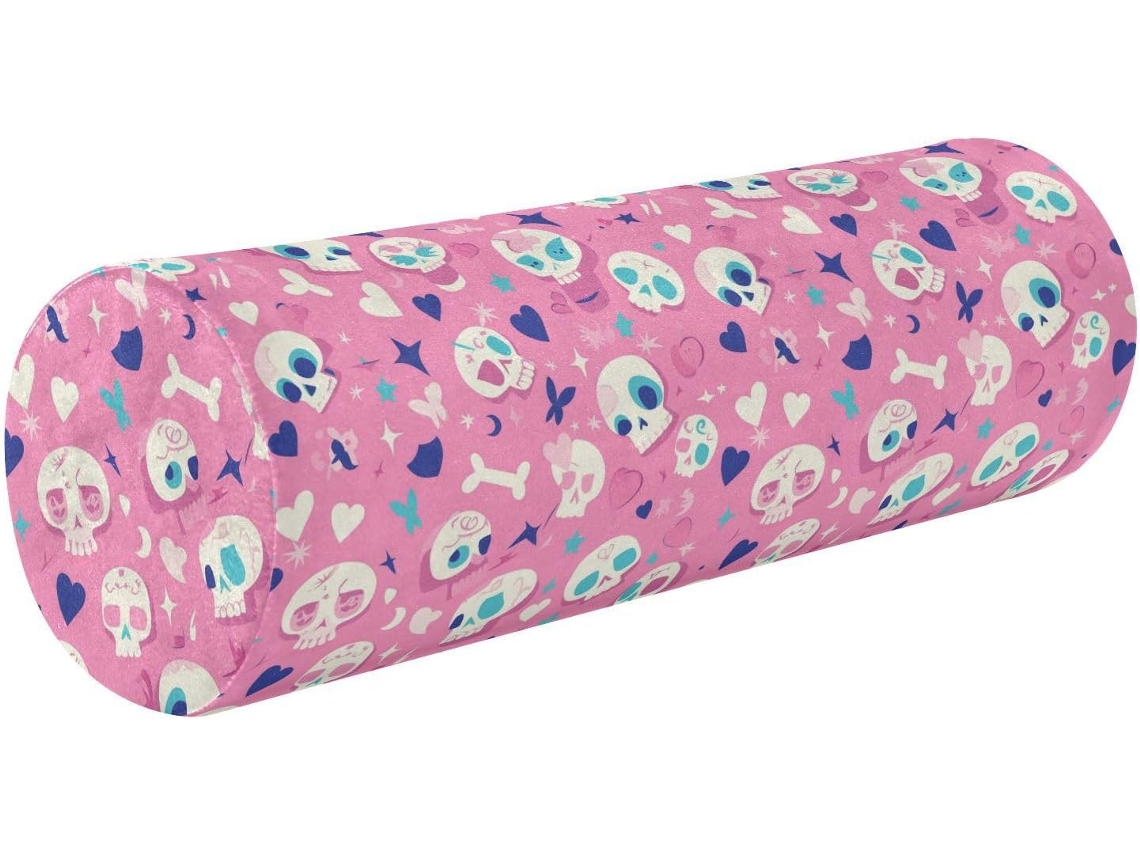 Almohada Cervical Redonda Frodotgv Espuma Viscoelástica (poliéster) (espuma Viscoelástica).brsoporte