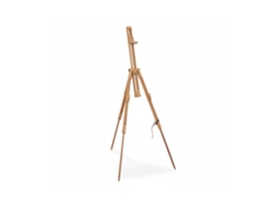 Relaxdays Caballete Campaña, Inclinable, Para Exterior Altura Regulable, Hasta Din A2, 184x75x60cm, Madera Haya, Natural
