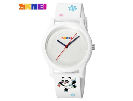 Relojes de Pulsera de Cuarzo Reloj Redondo Impermeable para Mujeres Hombres-Panda Gigante LUUCOZK