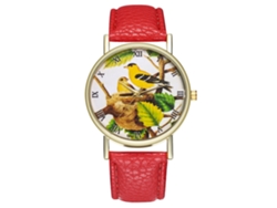 Reloj De Pulsera Analógico Para Pareja Con Correa De Pu, Cuarzo Moderno, Redondo, Estilo Sencillo.