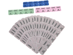 Lote De 400 Boletos De Rifa De Papel De Colores Para Fiestas Y Escuelas, Fáciles De Usar.