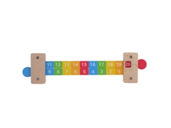 Rebe-regla De Descomposición Numérica Madera 1-20, Juguete Educativo Matemático, Material Didáctico Para Educación Temprana, Colorido Y Portátil