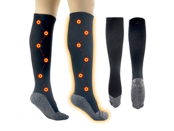Jinwei - Calcetines térmicos de temperatura constante de 35℃ para hombre y mujer, calefactores y aislantes para invierno, esquí y Navidad.