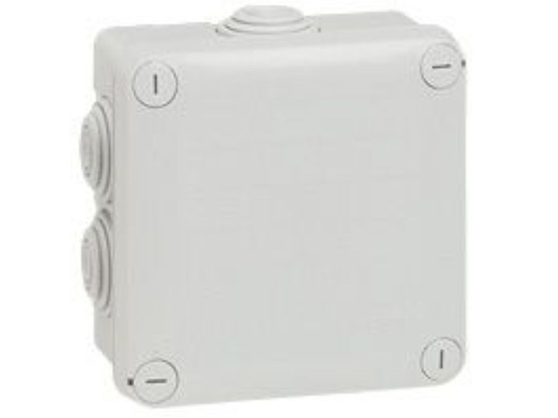 Caja De Junta Plexo Legrand 100x100 Mm Gris Rectangular