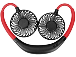 Mini Ventilador Portátil Colgante Para El Cuello Con Carga Usb Ideal Viajes Al Aire Libre