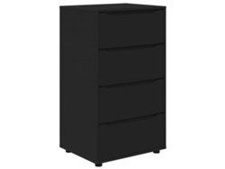 Conjunto de armario de almacenamiento negro 60x48x105 cm MAISON EXCLUSIVE