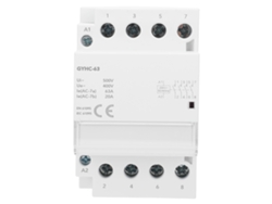 Módulo De Control De Circuito Con Contactor Industrial Modular 4p 4no Gyhc-63