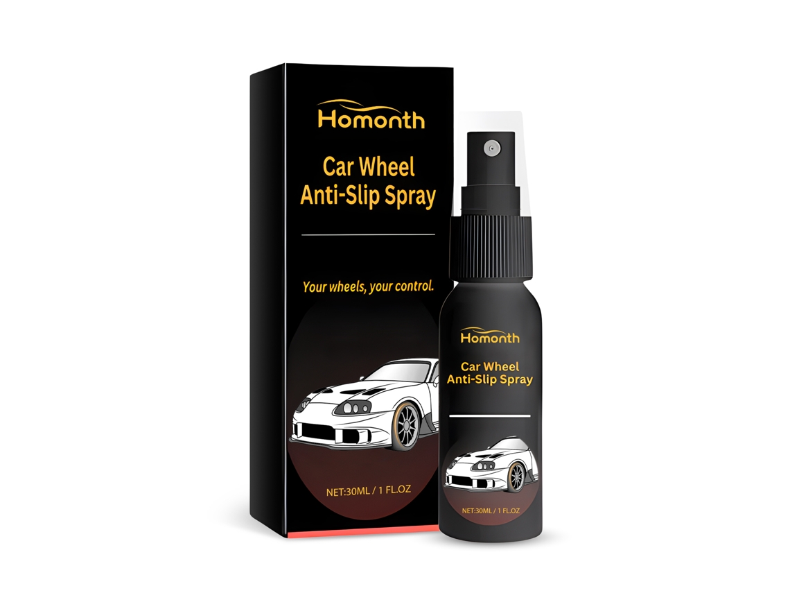 Spray antideslizante para ruedas, marca Worten.