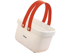 Cesta Portátil Pp Almacenamiento Colgante Accesorios Práctica Ligera Cocina Baño Asa