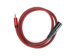 Cabo Xlr Macho Para 3.5mm Jack Trs Microfone 24awg Cobre Sem Oxigênio 1m Jd6038