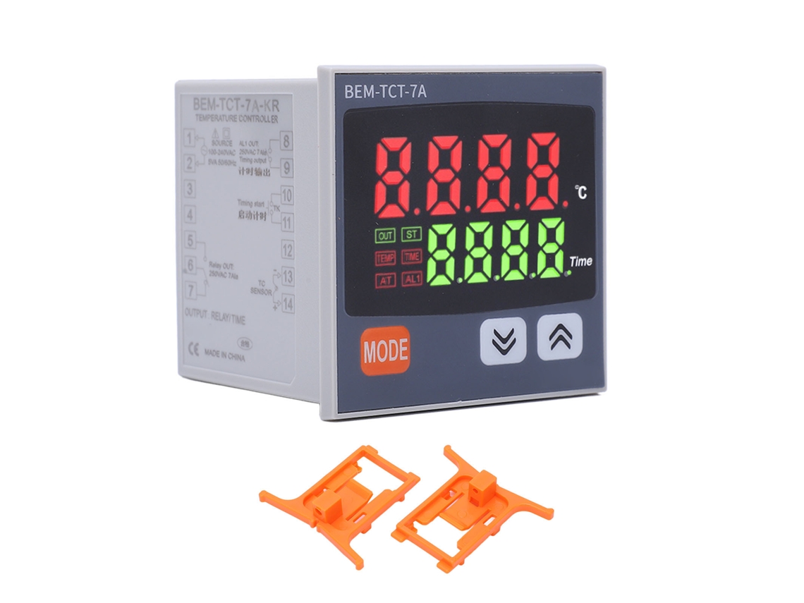 Controlador Digital De Temperatura Con Pantalla Y Salida De Relé Para Máquina De Prensado Térmico De 100-240 V.