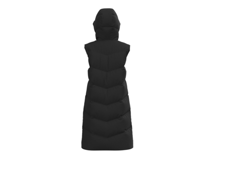 Abrigo para Mujer PIECES (XL - Negro)