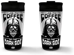 Vaso de Viaje PYRAMID I Like My Coffee Darth Vader Star Wars 450 ml)