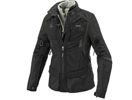 Abrigo para Mujer SPIDI 4season Evo Lady Negro para Motociclismo (M)