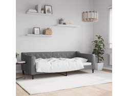 Sofá Cama Individual Lovely Home Madera Tecido Gris (90x190)
