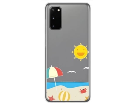 Carcasa Samsung Galaxy S20 TUMUNDOSMARTPHONE Dibujos Transparente Multicolor