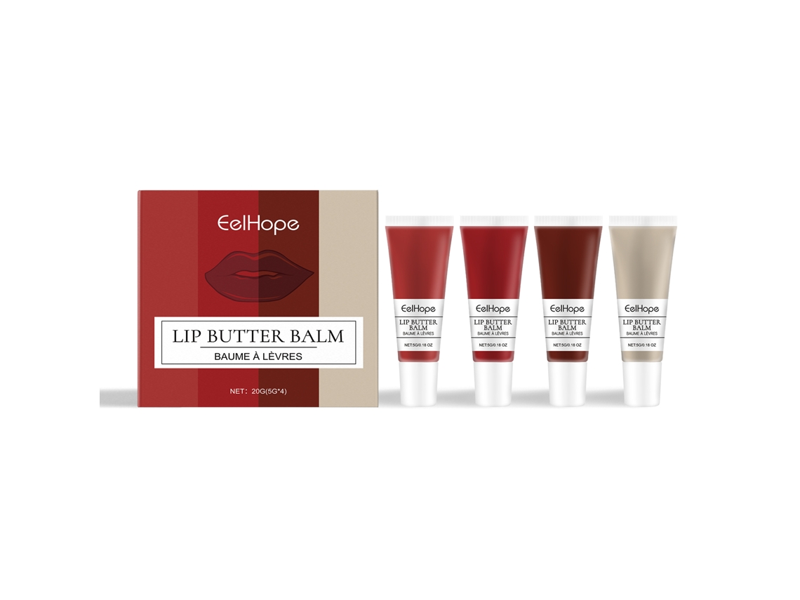 Set de bálsamo labial hidratante con color