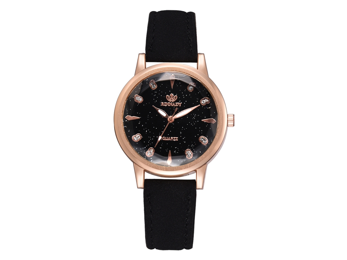 Reloj De Pulsera De Cuarzo Para Mujer Con Correa De Pu, Estilo Sencillo, Hipoalergénico.